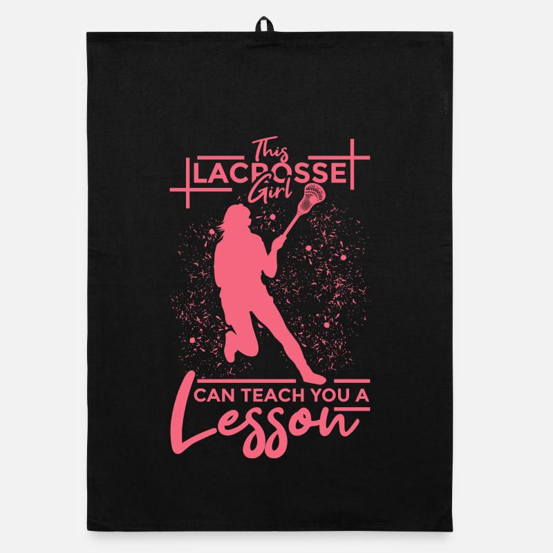 Lacrosse Mädel Organic Geschirrtuch