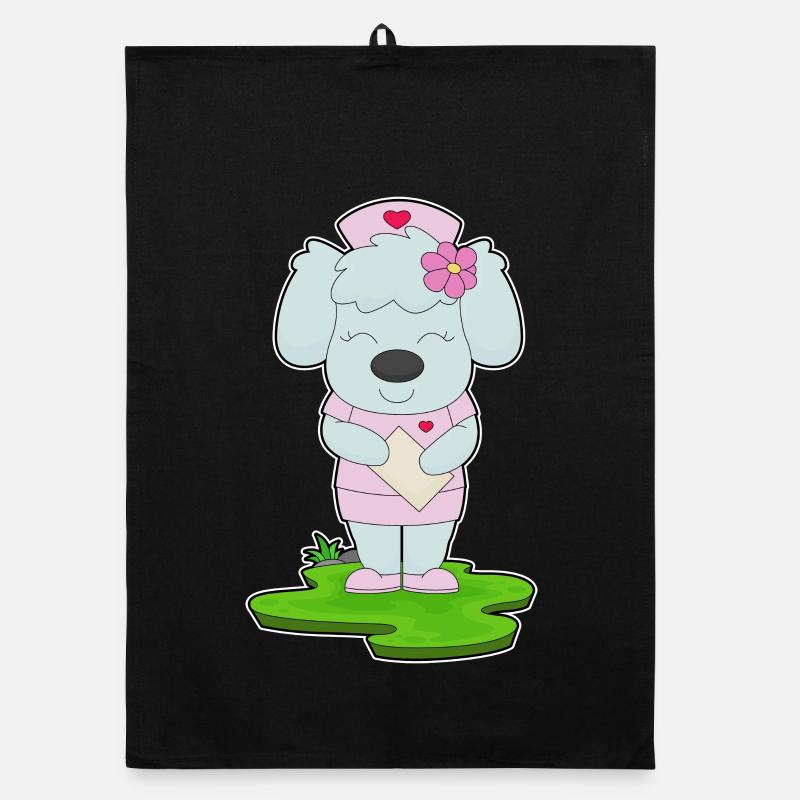 Infirmière canine Torchon bio
