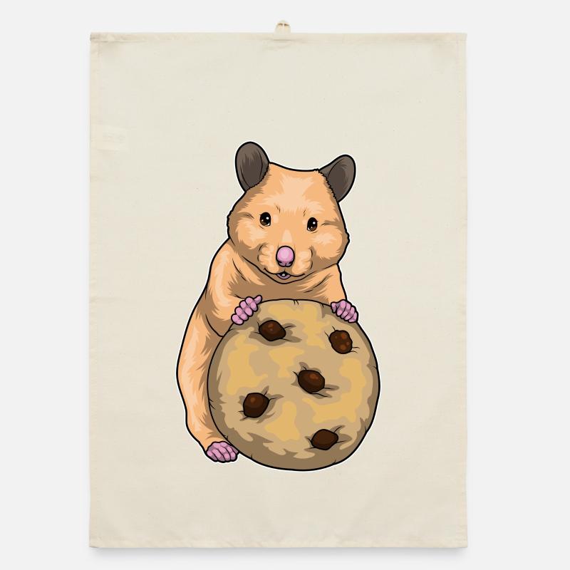 Hamster Cookie Organic Geschirrtuch