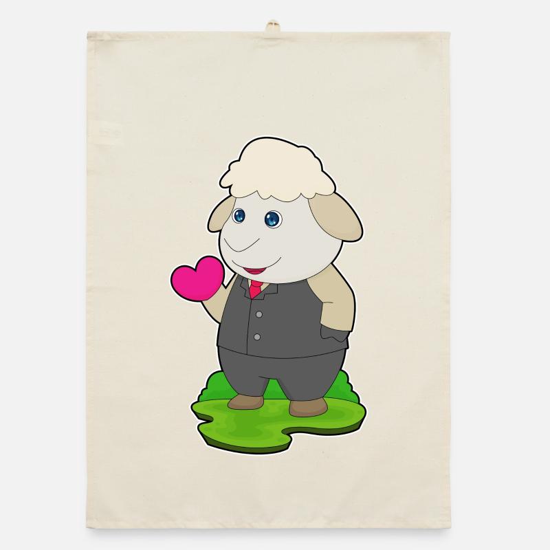 Mouton Marié Costume Mariage Torchon bio
