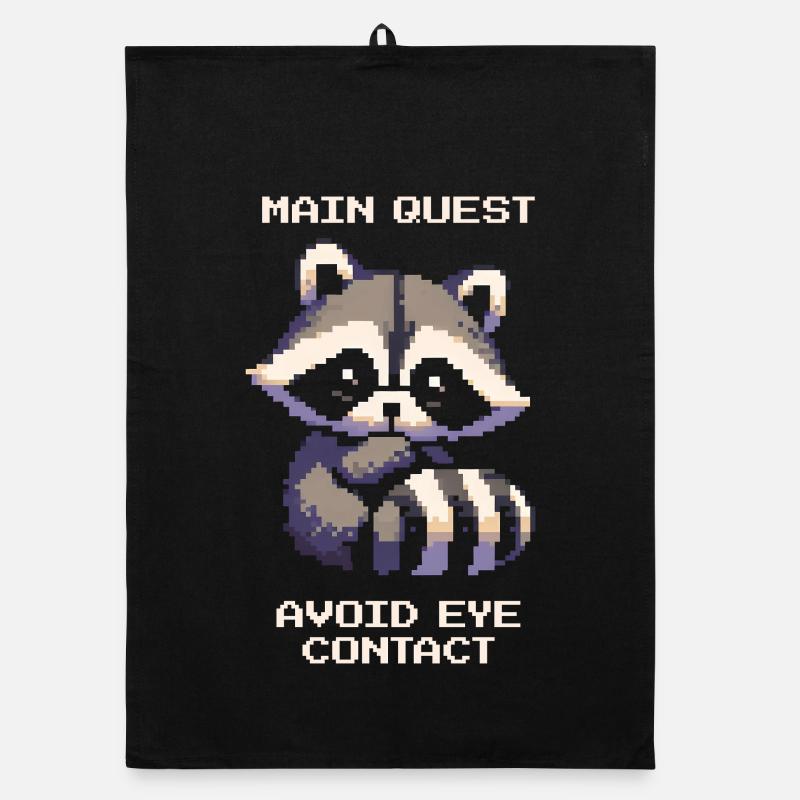 Main Quest: Avoid Eye Contact | Introversion Organic dish towel