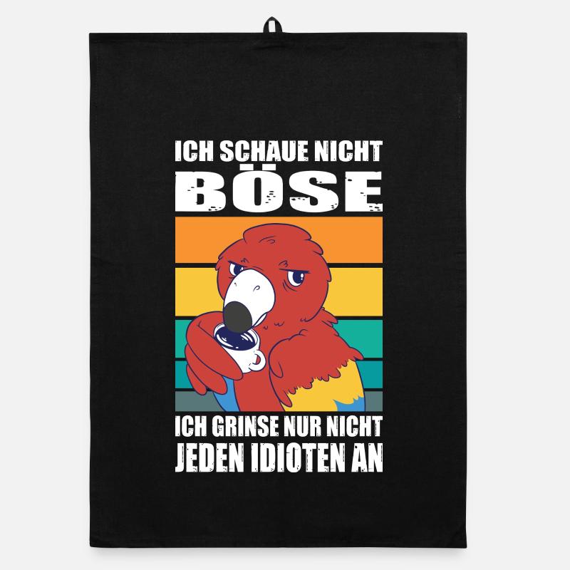 Lustige Sprüche Fun Outfits Ironie Sarkasmus Organic Geschirrtuch