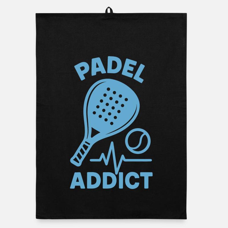 Padel Addict Padel Tennis Player Funny Organic dish towel