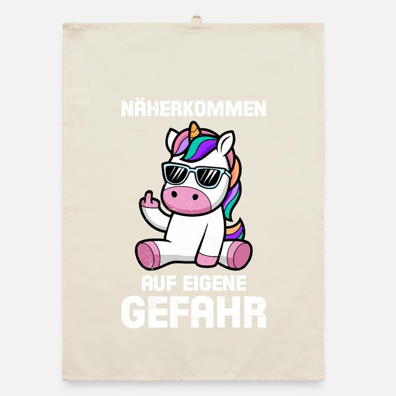 RAPPROCHEZ-VOUS À VOS RISQUES ET PÉRILS DRÔLE Torchon bio