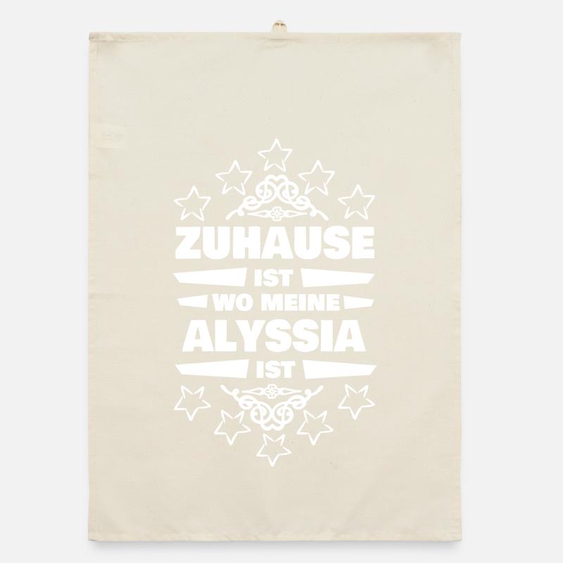 Gift for Alyssia Organic dish towel