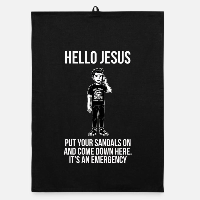Bonjour Jésus - Mème Internet drôle - Sombre Torchon bio