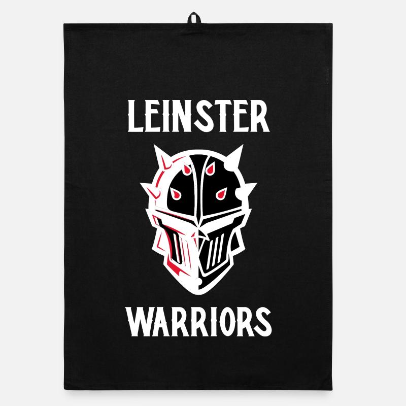 Leinster Warriors Irlande - Torchon bio - noir