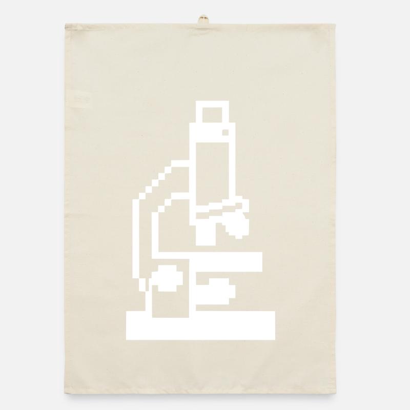 Pixel Mikroskop 8-Bit Labor Organic Geschirrtuch