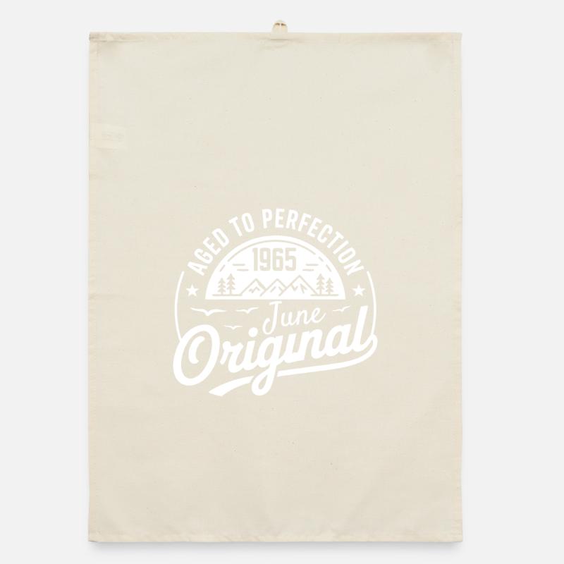 Juni 1965 – Legende der Gipfel und Berge Organic Geschirrtuch