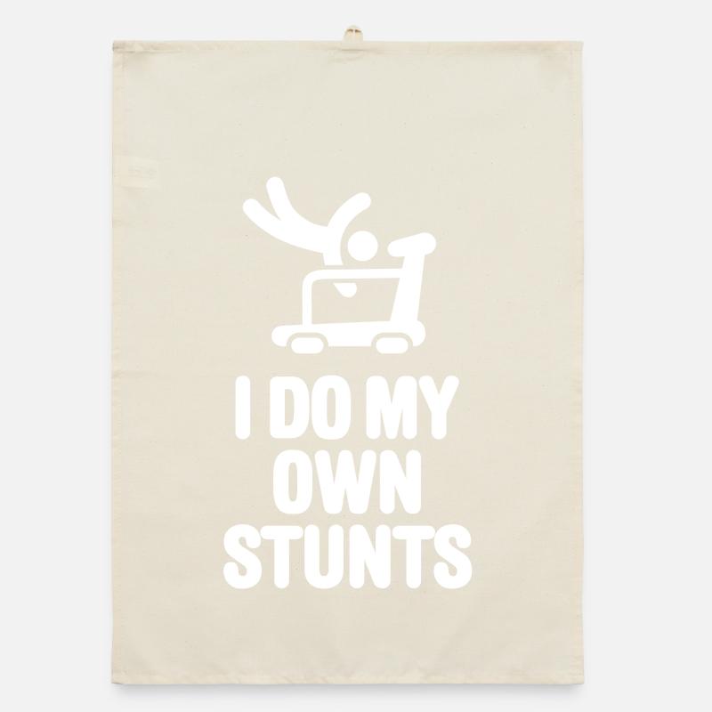 Fun treadmill training, I do my own stunts Organic dish towel