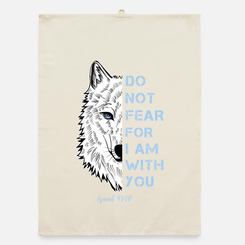 Religious quote Organic dish towel