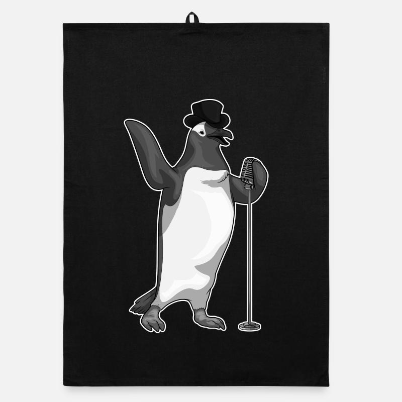 Chant du micro Penguin Singer Torchon bio