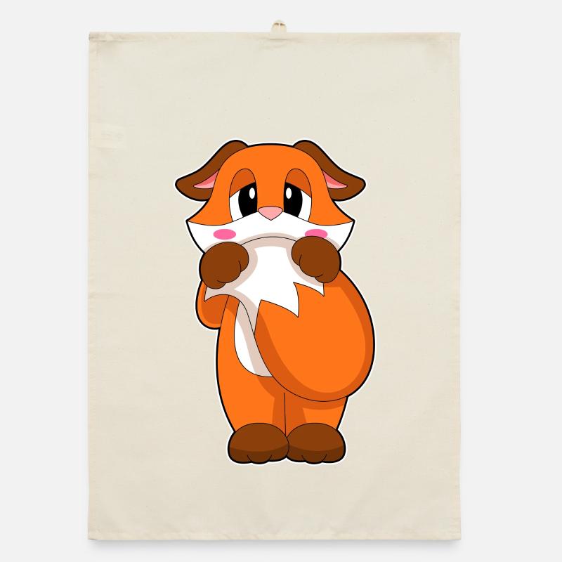 Renard mignon Torchon bio