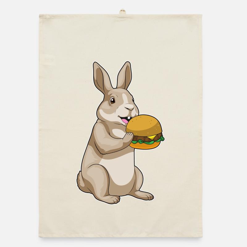 Hase Cheeseburger Organic Geschirrtuch