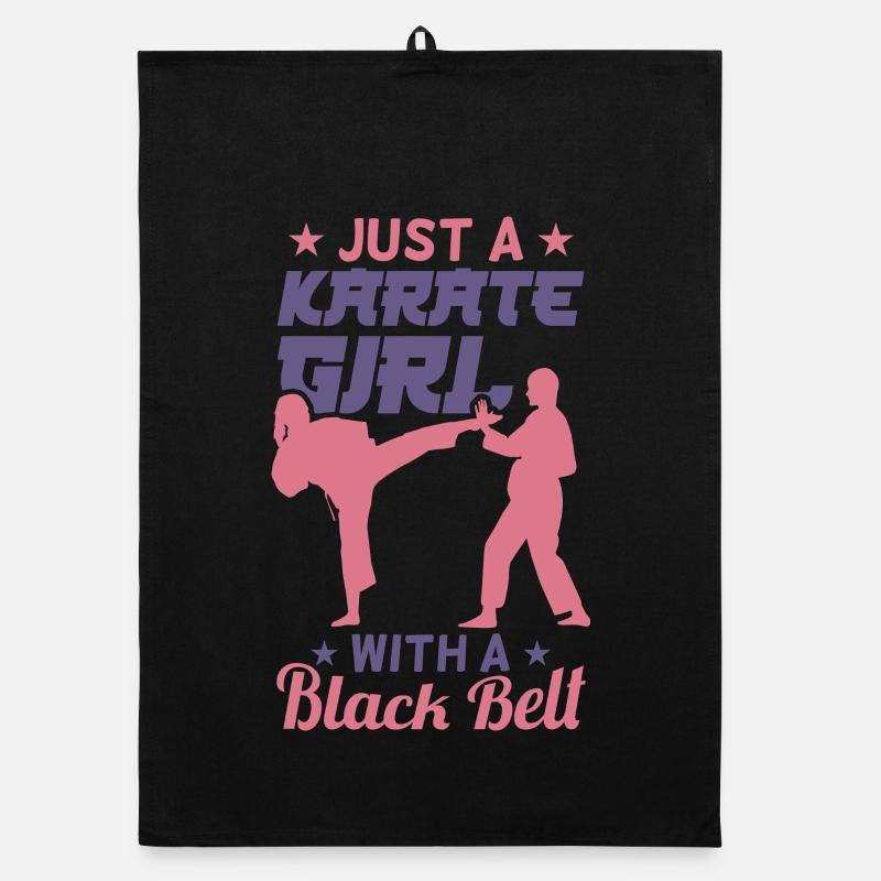 Fille de karaté Torchon bio