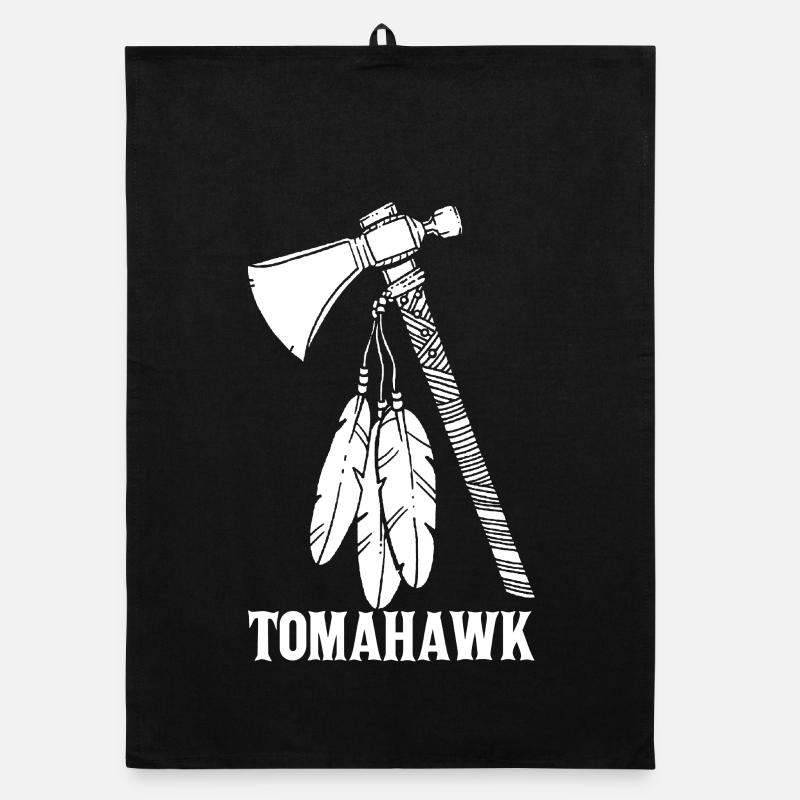 Weißer Tomahawk Organic Geschirrtuch
