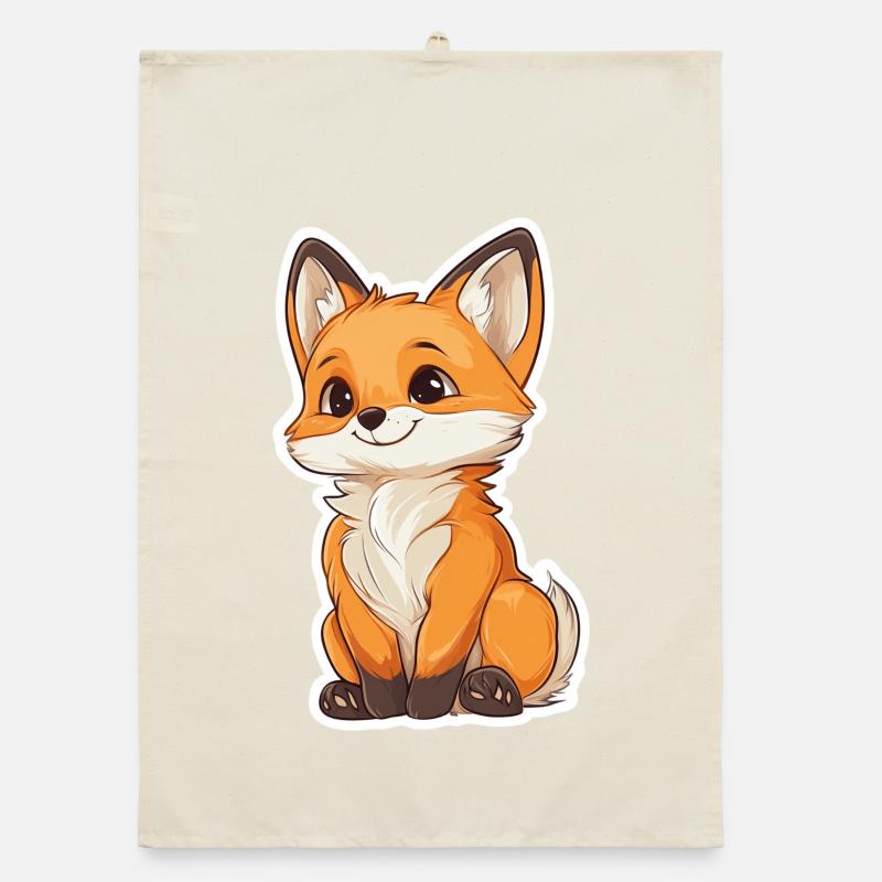 Fox Organic dish towel