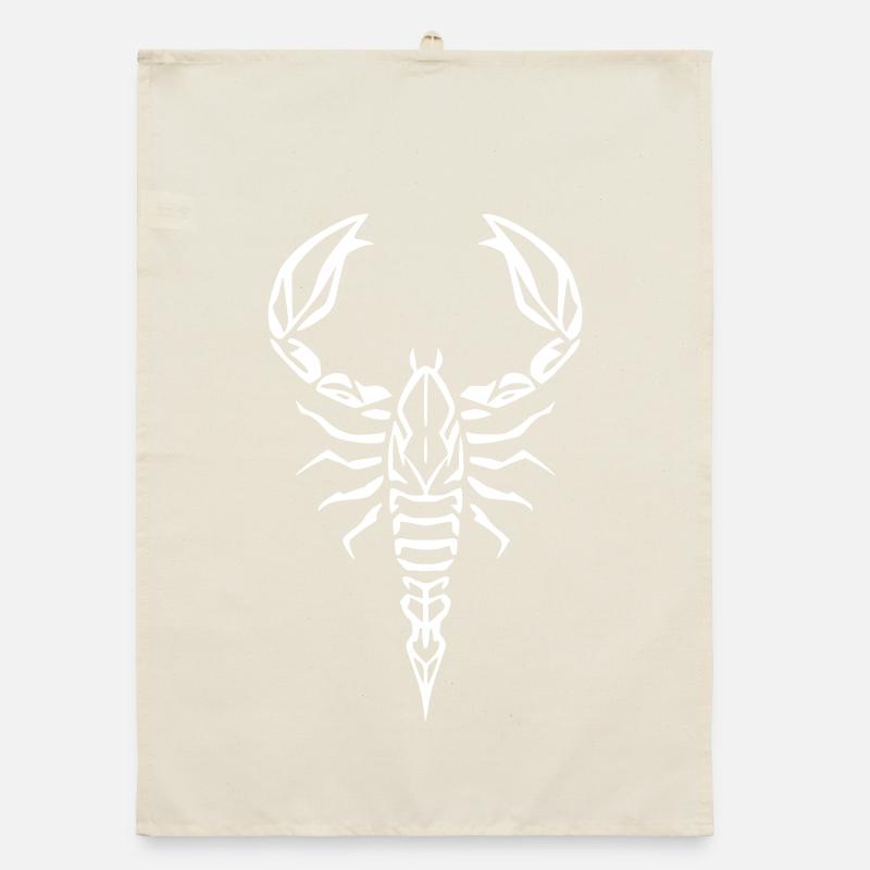 Scorpion Graphic Icon Drawing Vector Organic dish towel
