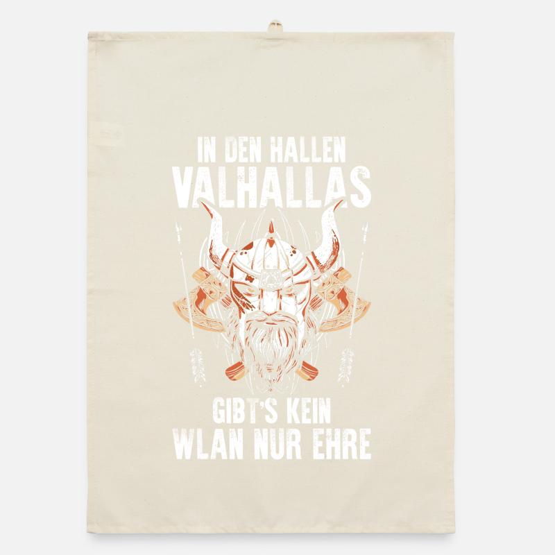 Mittelalter Schildwall Mittelaltermarkt Wikinger Organic Geschirrtuch