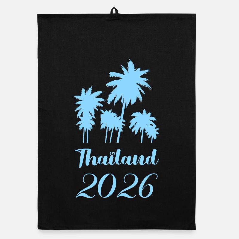 Thaïlandais Palms 2026 Torchon bio