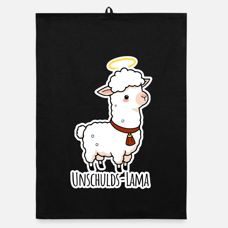 Innocence Lama didn't do it Organic dish towel
