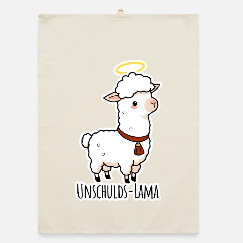 Innocence Lama didn't do it Organic dish towel