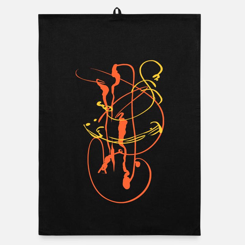 Abstract Organic dish towel