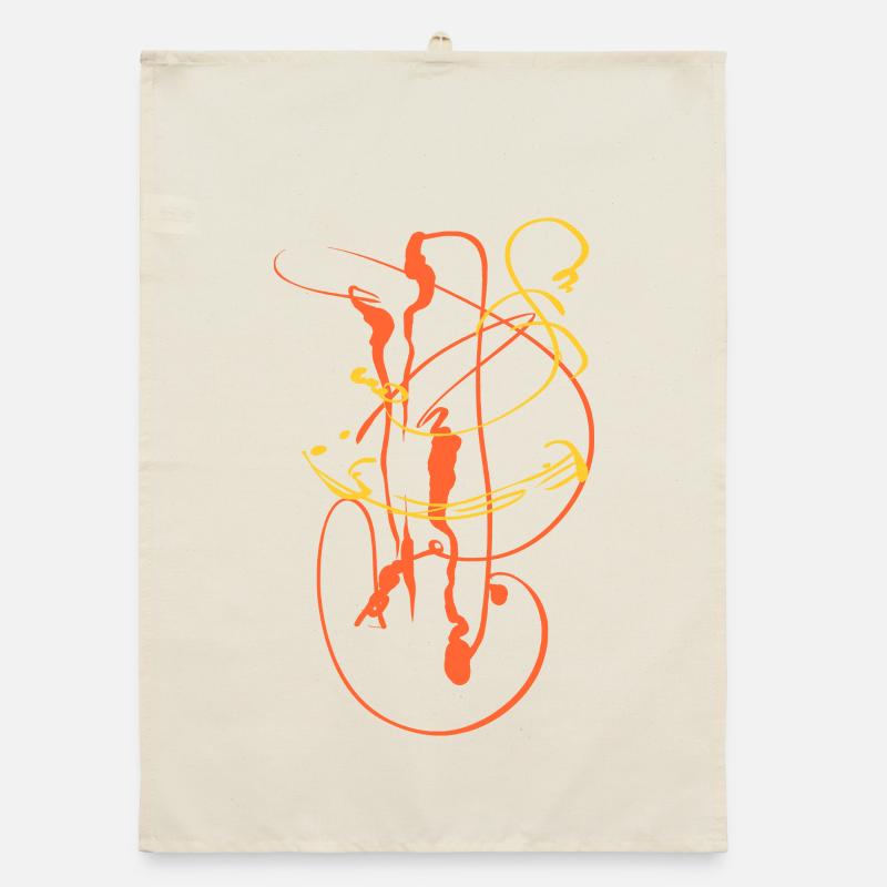 Abstract Organic dish towel