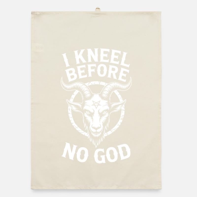 Emblème de la chèvre pas de Dieu Torchon bio