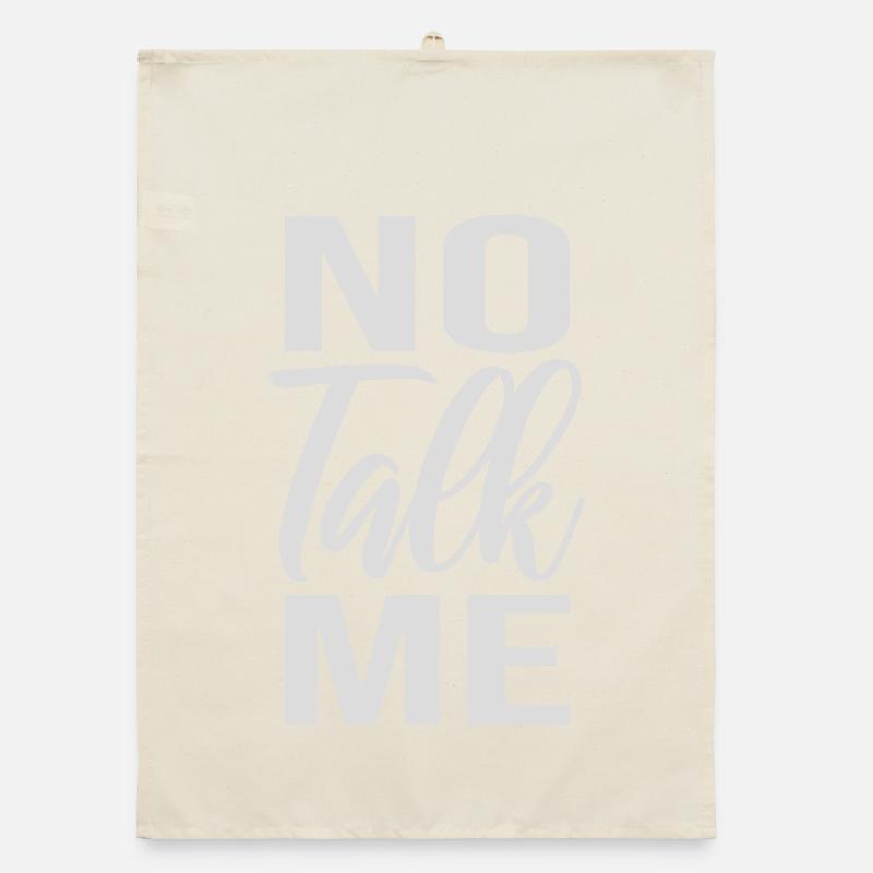 Pas de discours introverti antisocial drôle Torchon bio