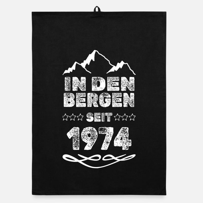 In Den Bergen Seit 1974 Organic Geschirrtuch
