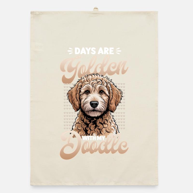 Race de chien Goldendoodle Torchon bio
