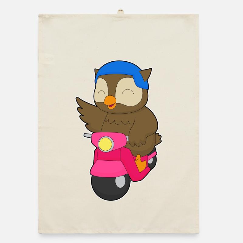 Owl Scooter Torchon bio