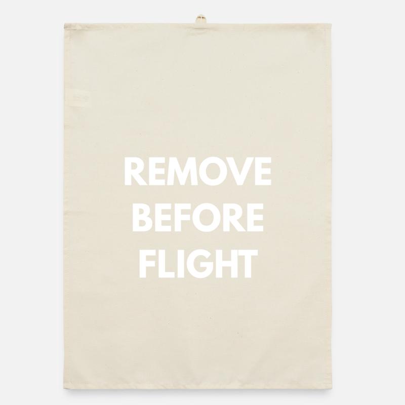 REMOVE BEFORE FLIGHT Organic dish towel