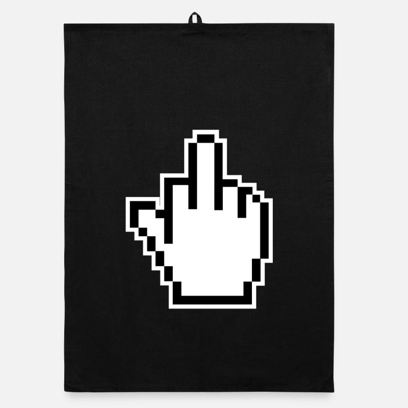 Mittelfinger Cursor Middlefinger Organic Geschirrtuch