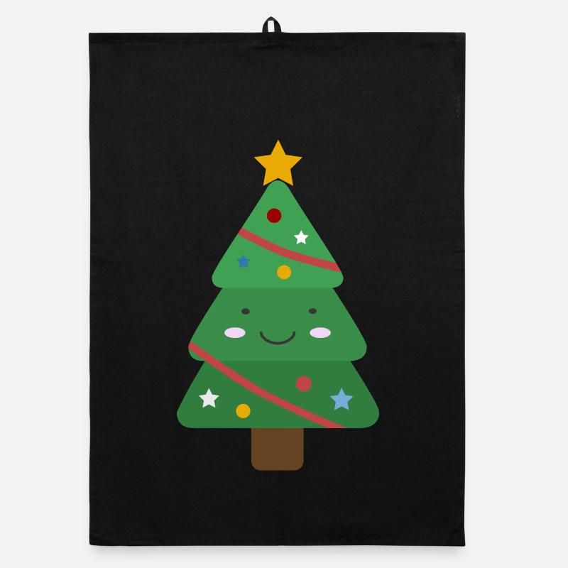 Sapin de Noël mignon Torchon bio