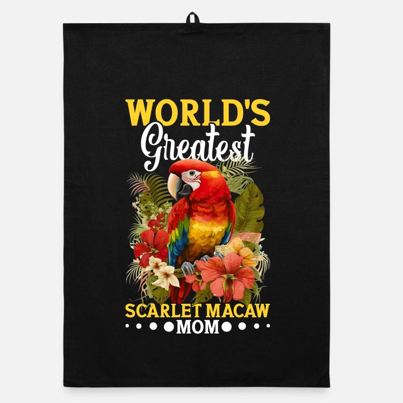 Die größte Scharlachara Mutter der Welt Organic Geschirrtuch