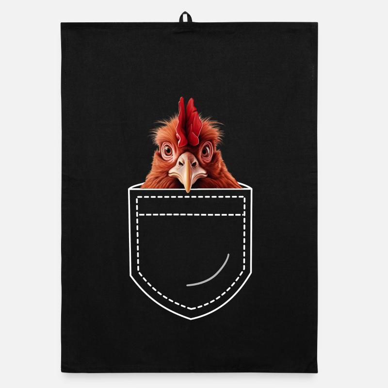Chicken Organic dish towel