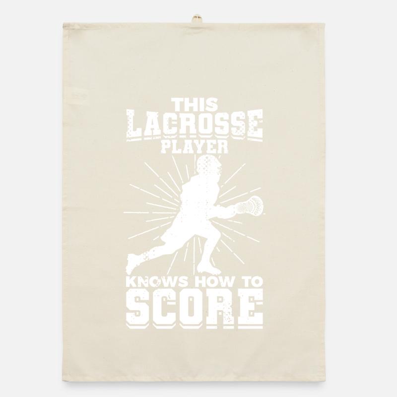 Lacrosse Junge Organic Geschirrtuch