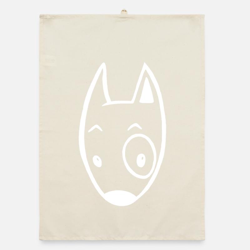 Little White Dog Organic dish towel