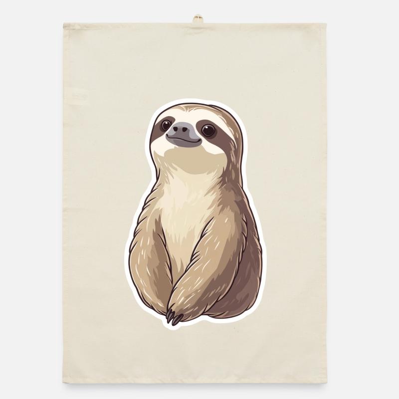 Sloth Organic dish towel