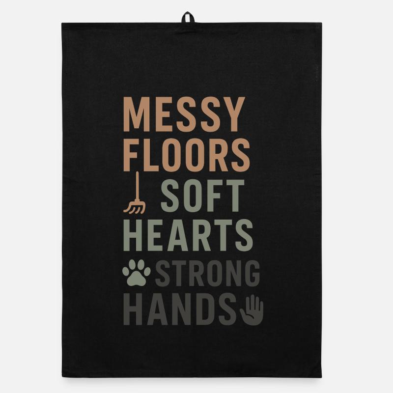 Tierheimmitarbeiter, Tierrettungs-freiwilliger Organic Geschirrtuch