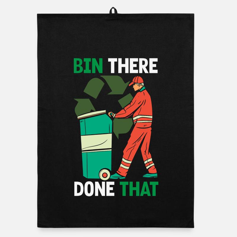 Garbage Day is my favorite day Organic dish towel