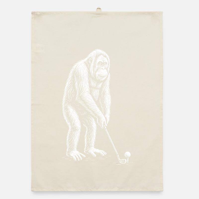 Putts de golf orang-outans Torchon bio