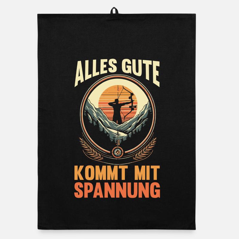 Bogenschütze Bogensport Bogenschießen Organic Geschirrtuch