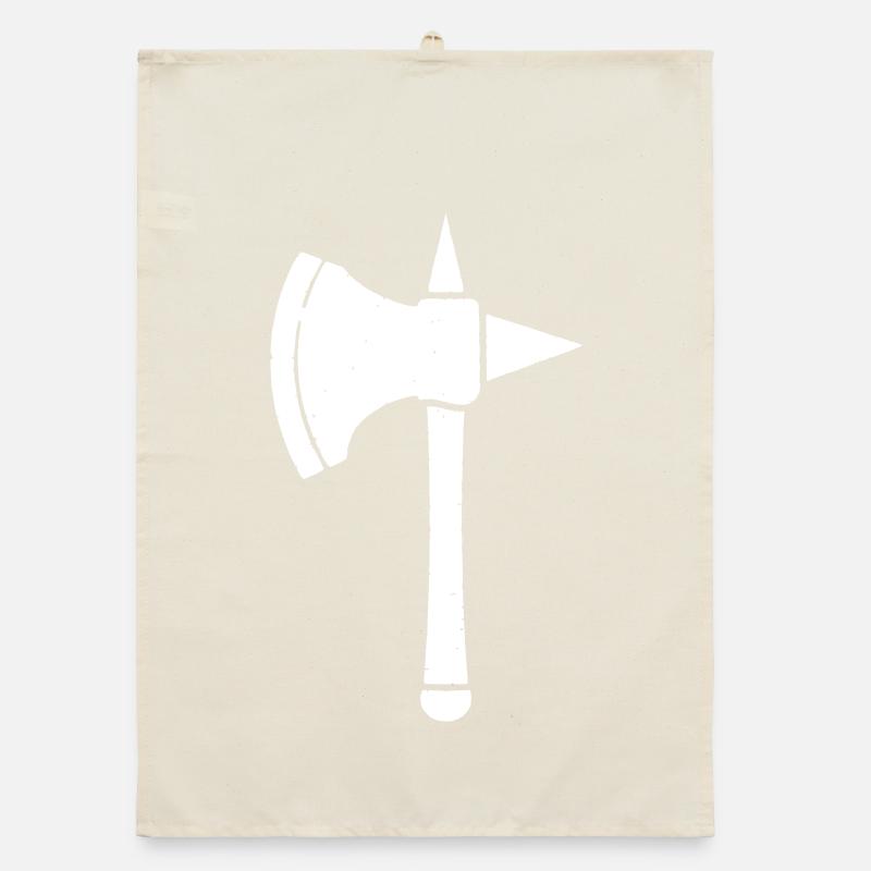 Viking Axe Warrior Weapon Medieval Organic dish towel