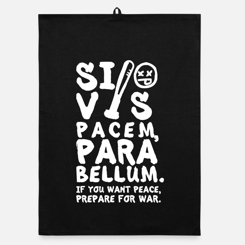 Si Vis Pacem para Bellum – Dicton latin Torchon bio