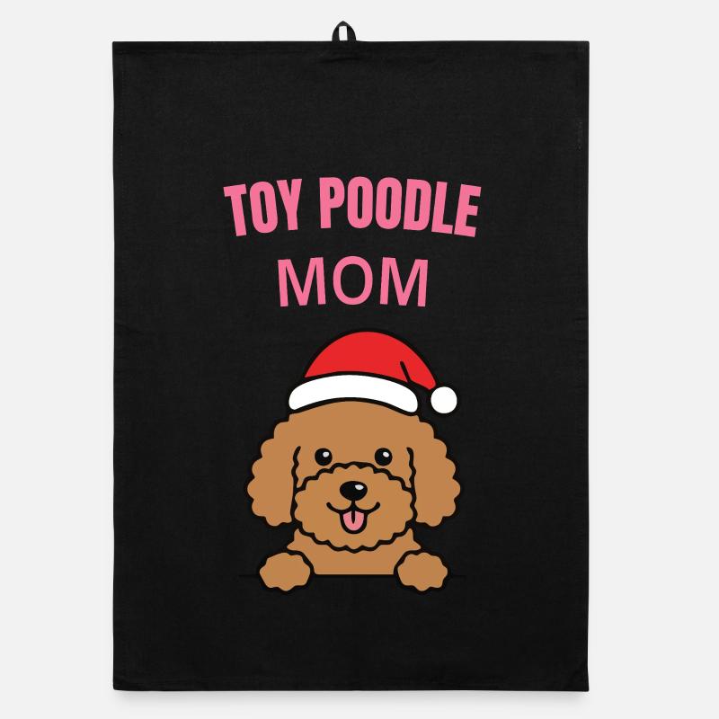 Maman Caniche Jouet Noël Torchon bio