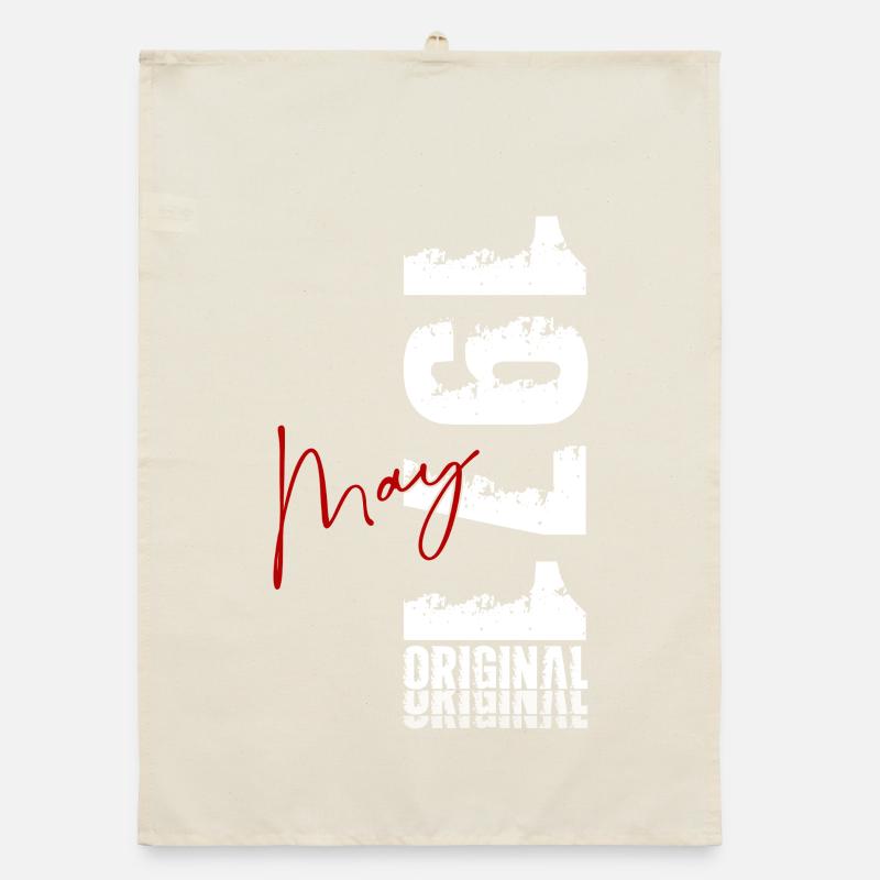 55. Geburtstag Geschenk Original Mai 1971 Organic Geschirrtuch