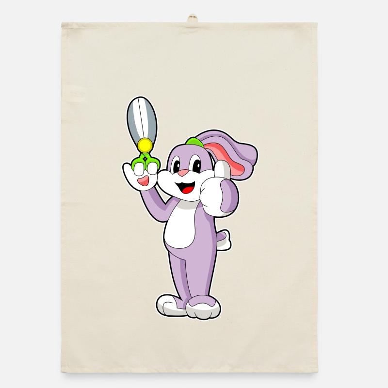 Ciseaux de coiffeur lapin Torchon bio